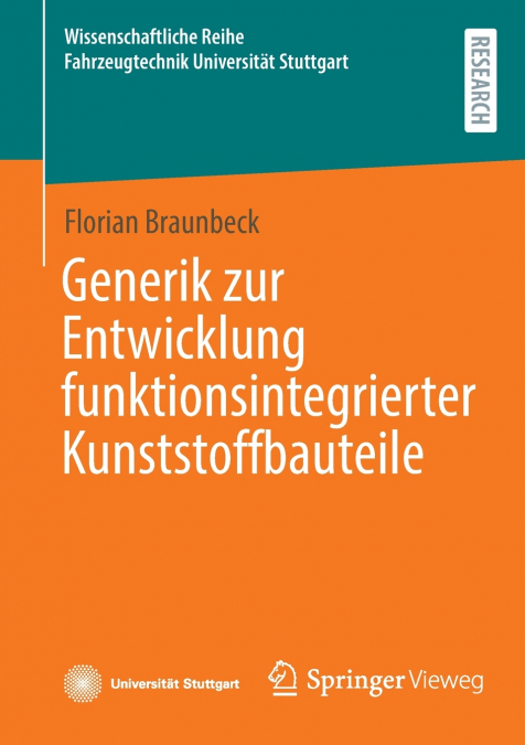 Generik zur Entwicklung funktionsintegrierter Kunststoffbauteile