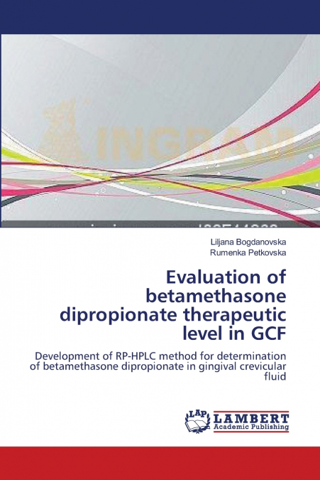 Evaluation of betamethasone dipropionate therapeutic level in GCF