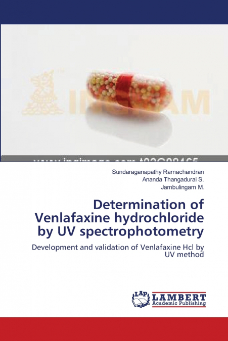 Determination of Venlafaxine hydrochloride by UV spectrophotometry