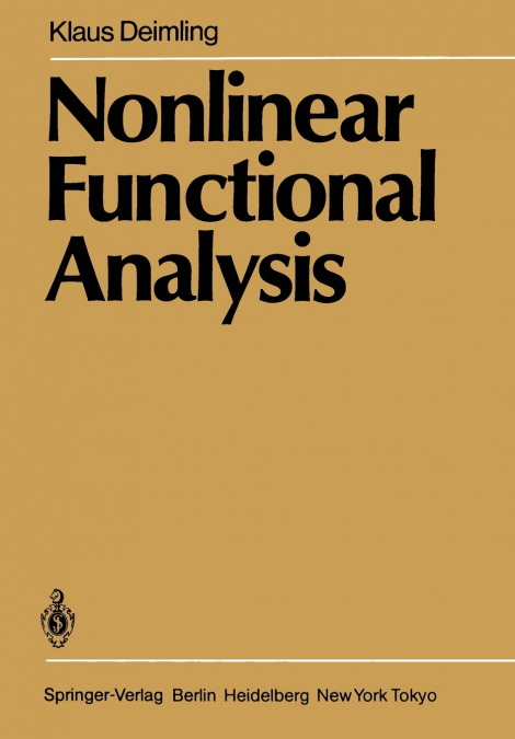 Nonlinear Functional Analysis