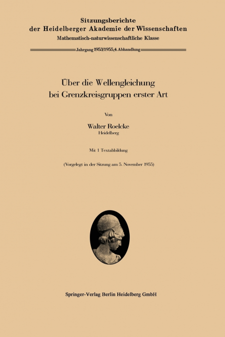 Über die Wellengleichung bei Grenzkreisgruppen erster Art
