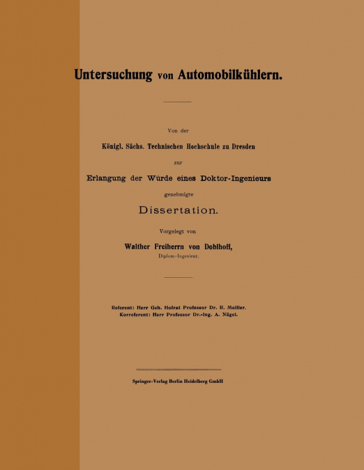 Untersuchung Von Automobilkuhlern