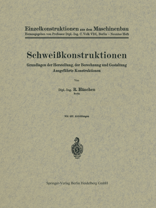 Schweißkonstruktionen