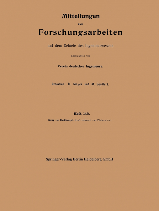 Kraftverbrauch von Fördermitteln