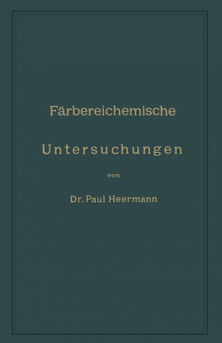 Färbereichemische Untersuchungen