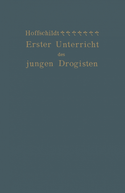 Erster Unterricht des jungen Drogisten