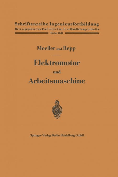 Elektromotor Und Arbeitsmaschine