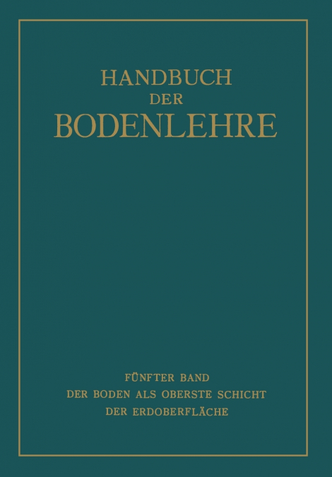 Der Boden als Oberste Schicht der Erdoberfläche