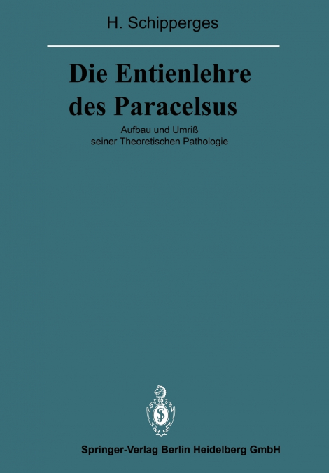 Die Entienlehre des Paracelsus