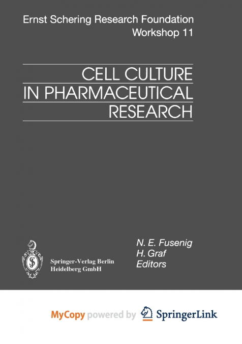Cell Culture in Pharmaceutical Research