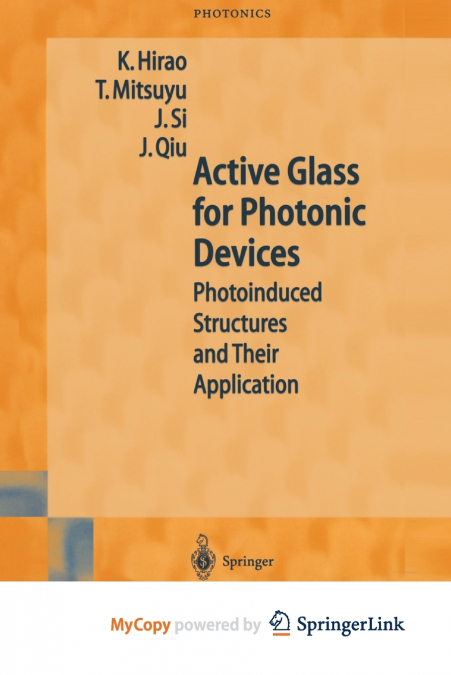 Active Glass for Photonic Devices