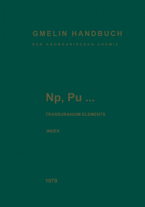NP, Pu Transuranium Elements