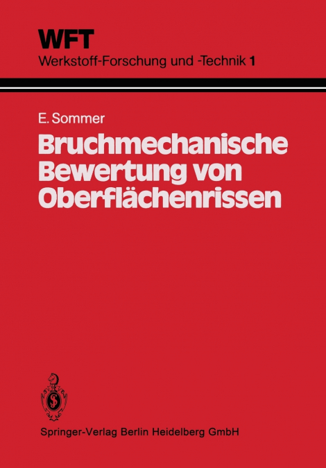 Bruchmechanische Bewertung von Oberflächenrissen