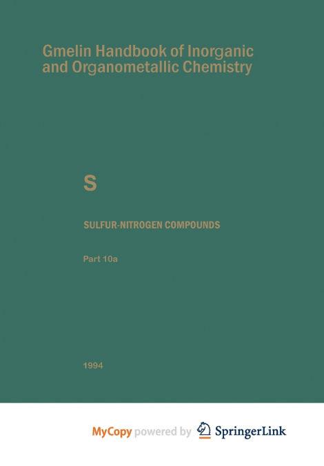 Sulfur-Nitrogen Compounds