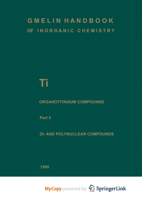 Di- and Polynuclear Compounds 5