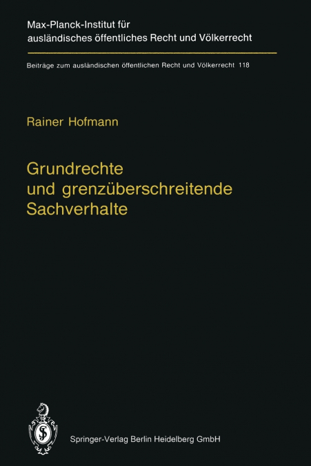 Grundrechte und grenzüberschreitende Sachverhalte