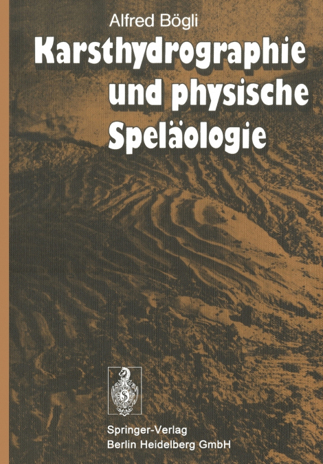 Karsthydrographie Und Physische Spelaologie