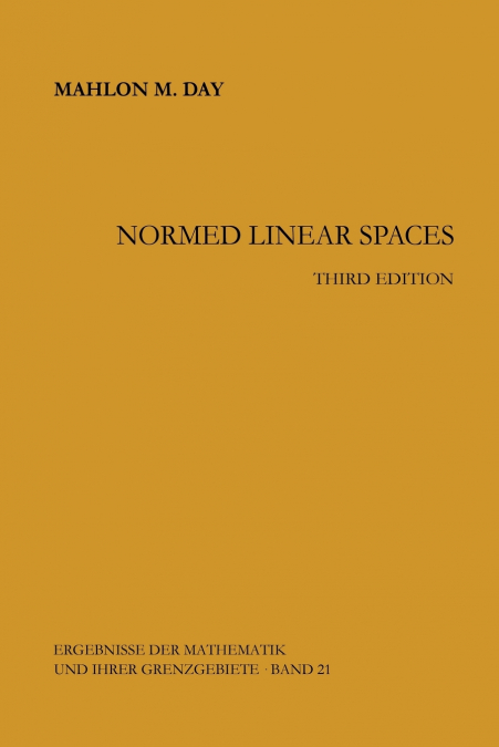 Normed Linear Spaces