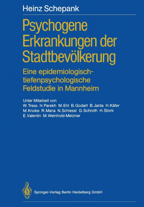 Psychogene Erkrankungen Der Stadtbevolkerung