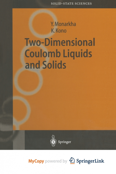 Two-Dimensional Coulomb Liquids and Solids