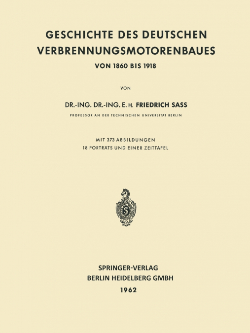 Geschichte des Deutschen Verbrennungsmotorenbaues