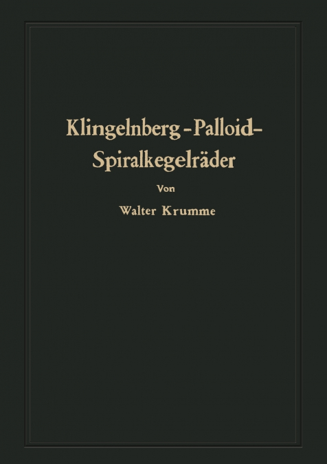 Klingelnberg-Palloid-Spiralkegelräder