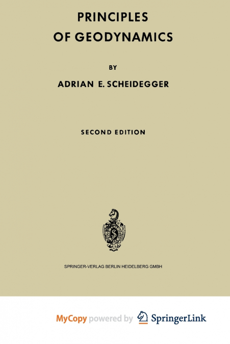 Principles of Geodynamics