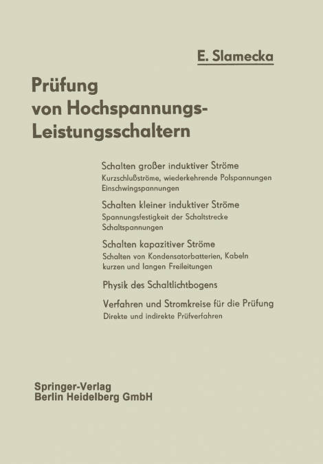 Prüfung von Hochspannungs-Leistungsschaltern