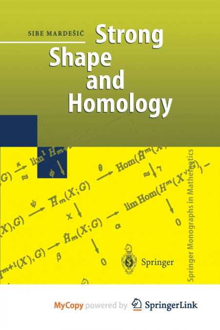 Strong Shape and Homology
