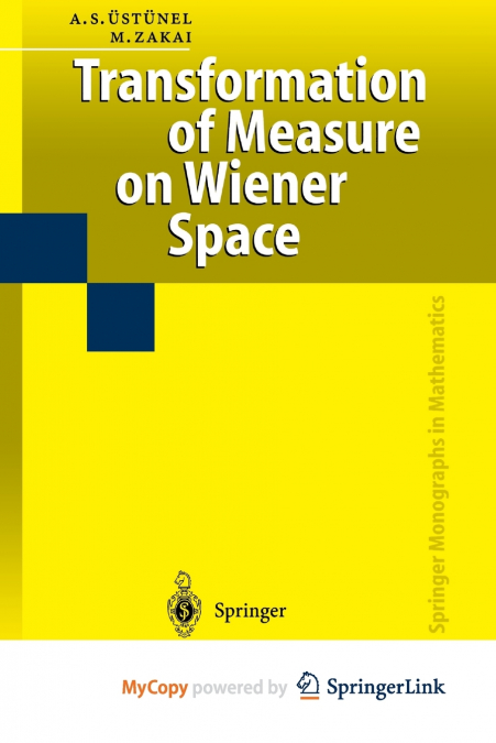 Transformation of Measure on Wiener Space