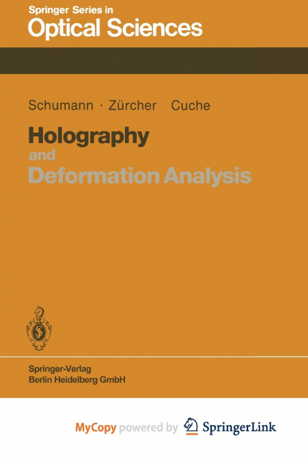 Holography and Deformation Analysis