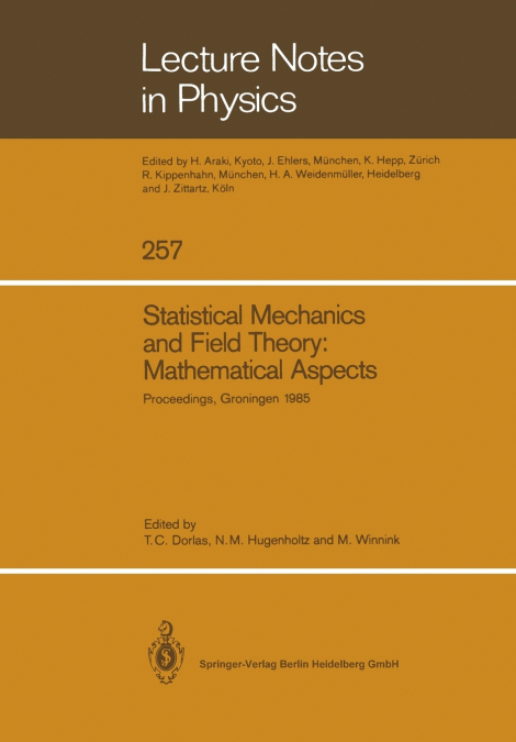 Statistical Mechanics and Field Theory