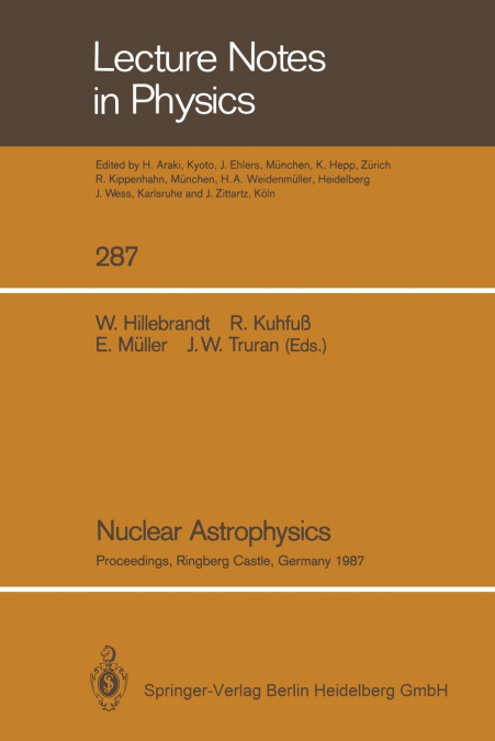 Nuclear Astrophysics