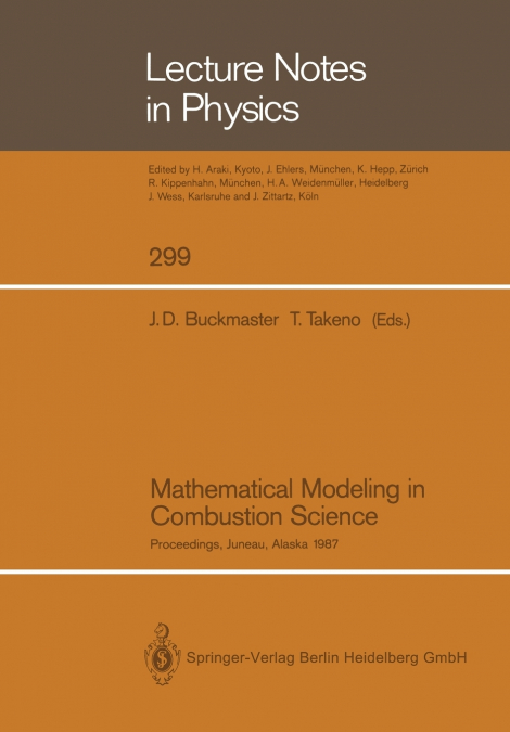 Mathematical Modeling in Combustion Science