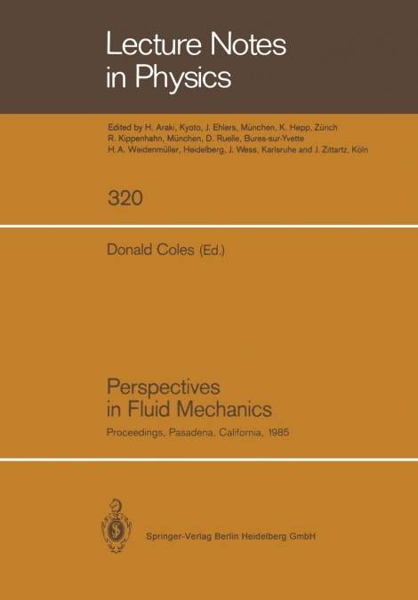 Perspectives in Fluid Mechanics