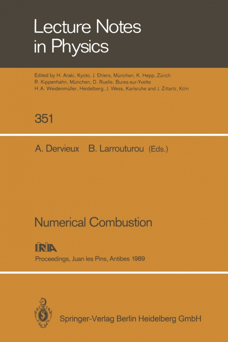 Numerical Combustion