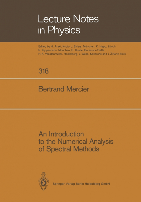 An Introduction to the Numerical Analysis of Spectral Methods