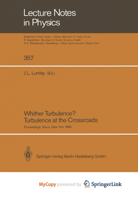 Whither Turbulence? Turbulence at the Crossroads