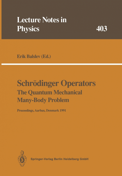Schrodinger Operators the Quantum Mechanical Many-Body Problem