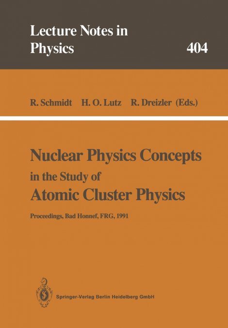 Nuclear Physics Concepts in the Study of Atomic Cluster Physics