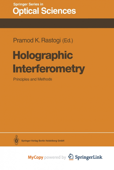 Holographic Interferometry