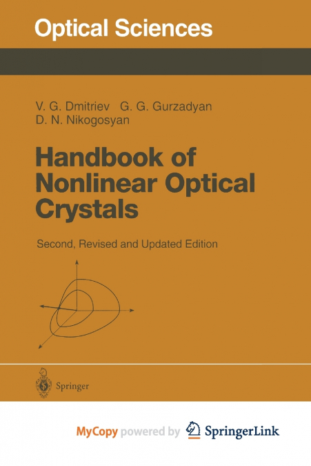 Handbook of Nonlinear Optical Crystals