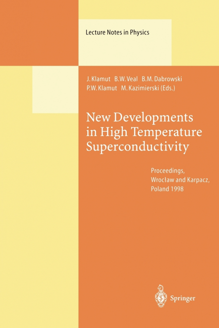 New Developments in High Temperature Superconductivity