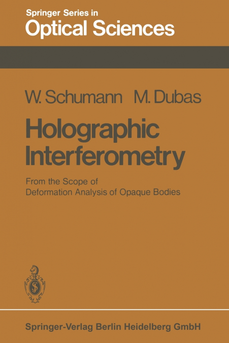 Holographic Interferometry