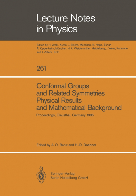 Conformal Groups and Related Symmetries Physical Results and Mathematical Background