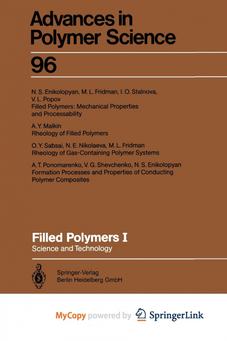 Filled Polymers I