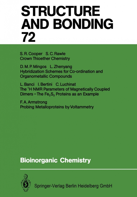Bioinorganic Chemistry
