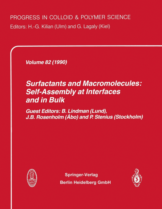 Surfactants and Macromolecules