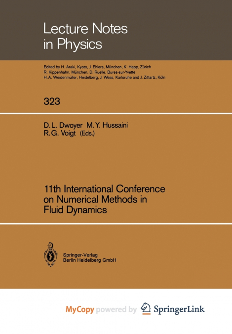 11th International Conference on Numerical Methods in Fluid Dynamics