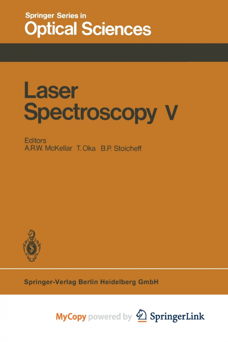 Laser Spectroscopy V